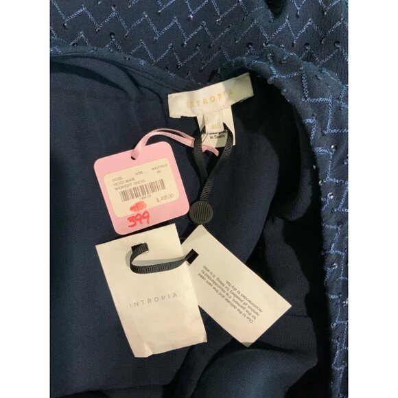 Calypso St. Barth Hoss Navy Blue Midnight Sequin Dress Size 40 / 8 NWT! - Picture 12 of 12